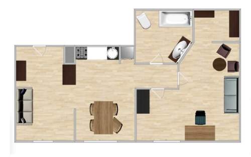 Wschodnia 32, Śródmieście, 2 pokoje pet friendly
