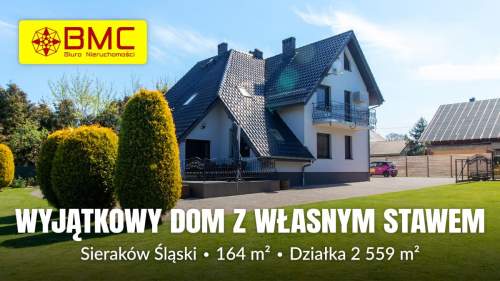 WYJĄTKOWY DOM z własnym stawem Premium