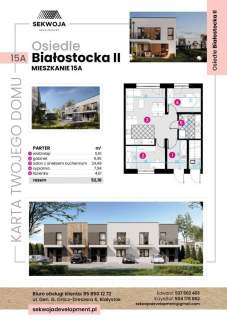 Mieszkanie na sprzedaż, 53,37 m2, Białystok