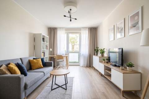 Widok na Wisłę 14. piętro Górnośląska 38 m2