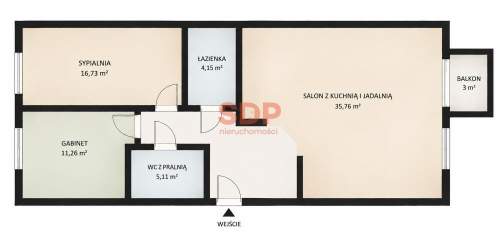 Apartament Port Popowice 85,83 m2
