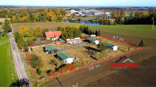 Kłanino - DUŻA, OGRODZONA DZIAŁKA BUDOWLANA
