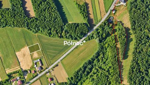 Działka z WZ przy lesie   Majdanek, gm. Tomaszów Lubelski