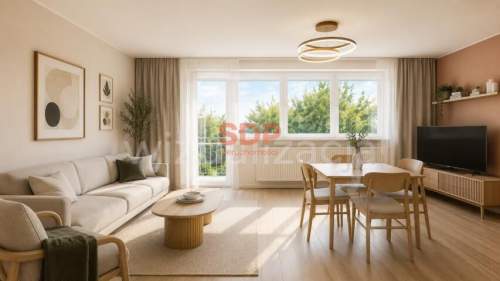3 pokoje osobna kuchnia dwustronne blisko centrum balkon