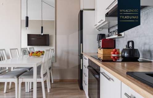 3 pokoje, balkon i 100 m wspólnego tarasu