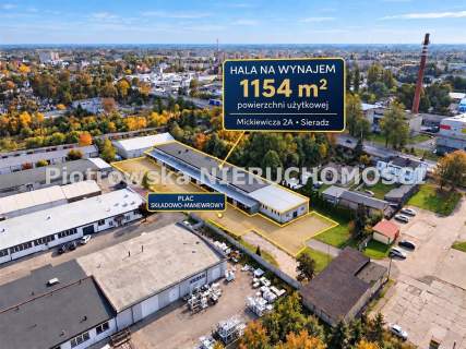 Magazyn do wynajęcia, 1154,5 m2, Sieradz
