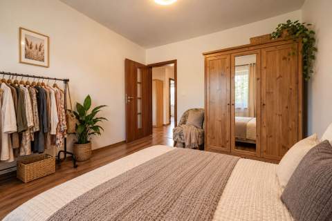 Jedyny bungalow w Tuchomiu Kominek, duży ogród