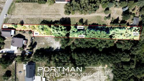 Cisza i spokój w Dyzinie, działka 2831 m2