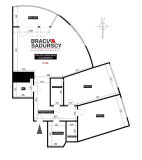 Bronowice Salwator Tower 13 piętro widok balkon