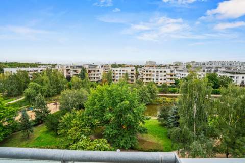 MARINA MOKOTÓW, widok na staw i park, 0% prowizji