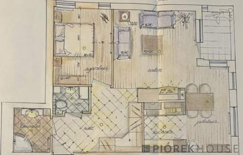 2-pokojowe mieszkanie na Pradze-Południe