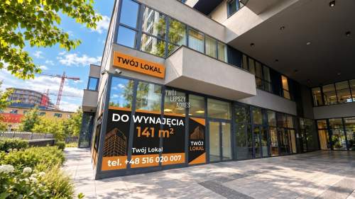 REPREZENTACYJNY LOKAL Z WITRYNĄ 141 m CENTRUM