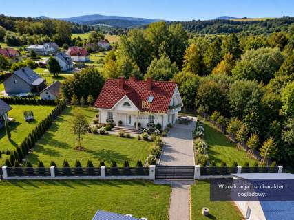 Działka budowlana 1683 m Wilczyska gotowy projekt domu
