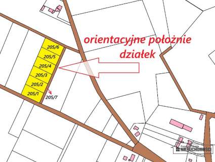 Działka budowlana na wsi ok. 60 km od morza i Miel