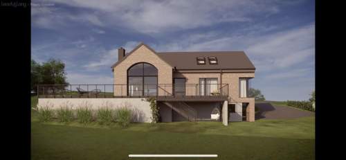 Karniowice, widokowa, pozwolenie na budowę, projekt domu
