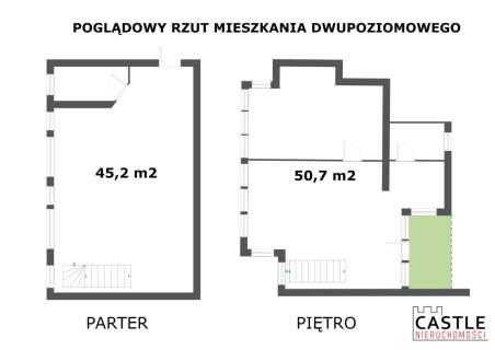 Dwupoziomowe pięknie doświetlone z tarasem