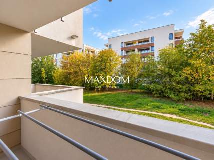 Wiślany Mokotów wysoki parter balkon 2016r