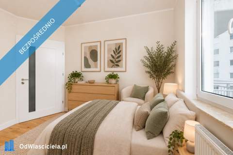 Ustawne mieszkanie 2-pokojowe z ODDZIELNĄ kuchnią duży balkon...