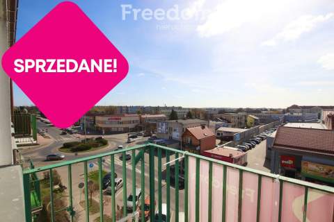 4 pokoje w centrum Koła balkon 57,83 m