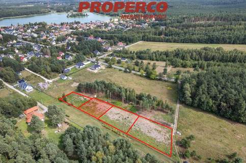 Działka 1000m2, las, zalew - Borków gm.Daleszyce