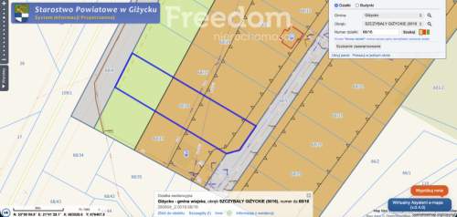 Działka budowlana Szczybały Giżyckie
