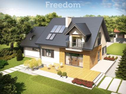 Dom przy lesie Działka 2210 m Ruchenna