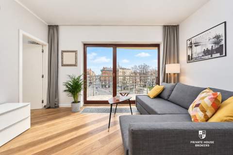 3 POKOJE PRZY WYSPIE SŁODOWEJ PARKING, BALKON