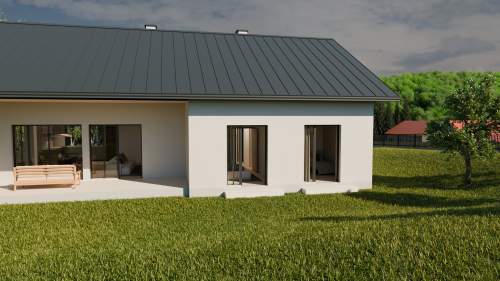 Działka z projektem domu