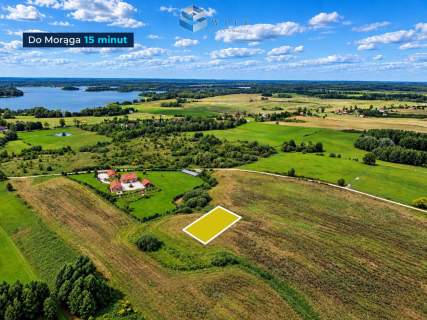 Działka z MPZP 1675 m blisko jeziora Narie