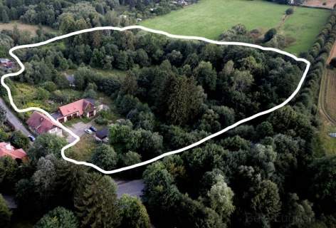 Działka zabudowana