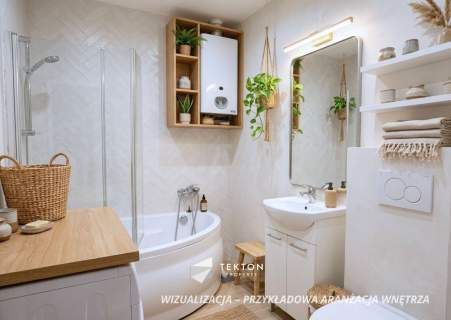 Duży potencjał aranżacyjny 3 pokoje Balkon