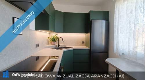 2 pokoje 48 m z balkonem, Szczecin, pętla 300 m bez poś