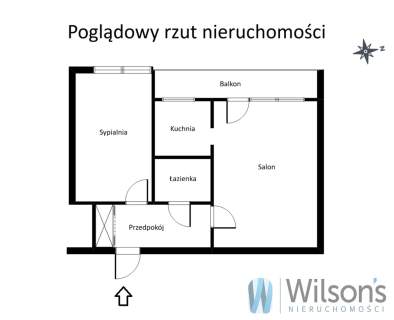 Zielona oaza w centrum miasta 2 pokoje Nowolipki