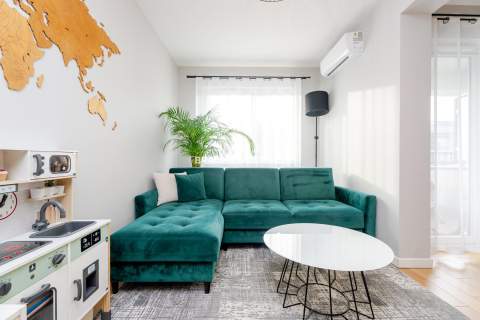 2 pok. 45,42 m balkon garaż Kliny