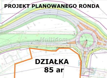 Działka Usługowo-Budowlana 85 ar Cieszyn