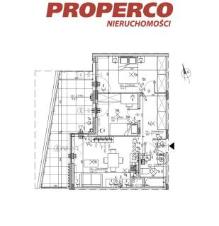 Zespół pokoowy 3pok., 49,91m2, ul. Klonowa