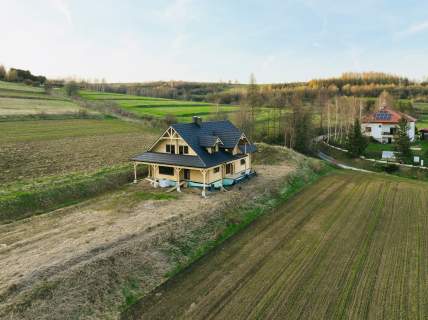 Drewniany dom blisko uzdrowiska