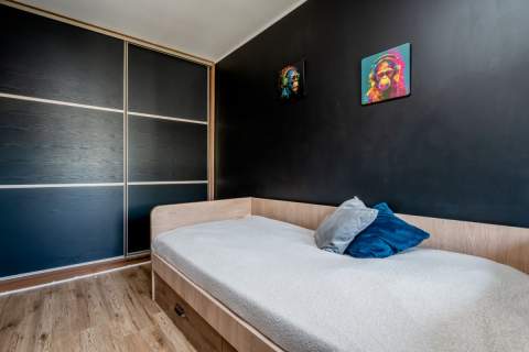  43,5 m 2 sypialnie Balkon Po remoncie