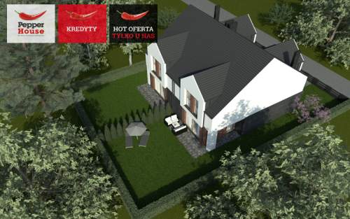Nowość 5 pokoi - działka ponad 350m2