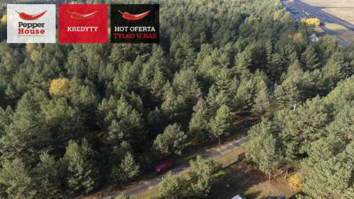 Borsk Działka 1380 m z projektami 2 domków letniskowych