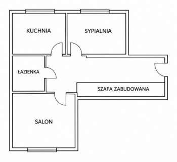 Dwustronne mieszkanie 50 m 2 pokoje Gliwice