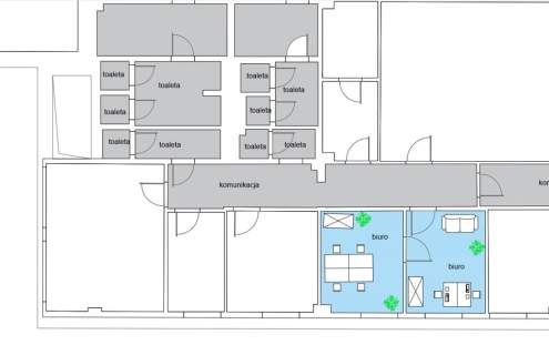Biuro - dwa gabinety - 27 m do wynajęcia I Tkalnia Centrum Pa