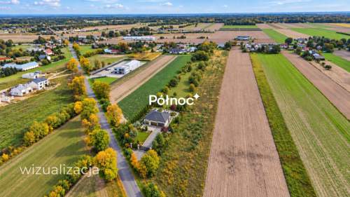 Działka 1,49 ha Sławacinek Nowy, dojazd z dwóch stron