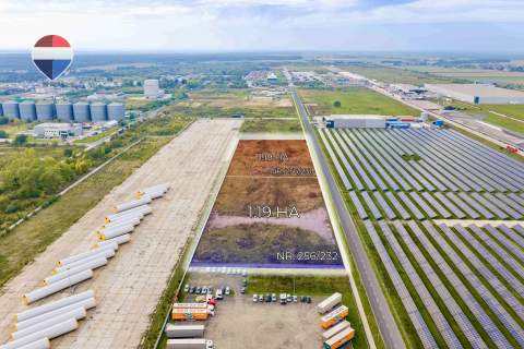 Działka inwestycyjna z PnB przy A4 23.812 m 