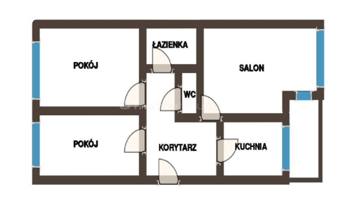 TRZY POKOJE, DUŻY TARAS OSIEDLE POŁUDNIE