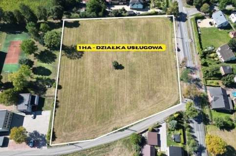 DZIAŁKA BUDOWLANO - USŁUGOWA przy głównej drodze FV 23% z Pot