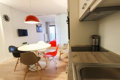 Komfortowe mieszkanie z balkonem typu studio