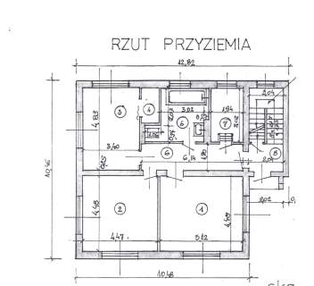 Na sprzedaż działka 1640m2, z domem Głogów Młp. ul. Polna