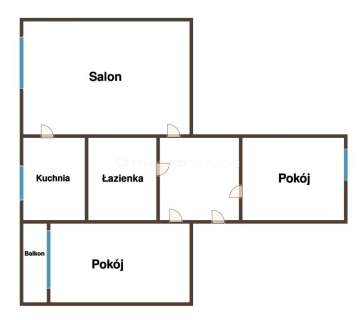 Na sprzedaż 3 pokojowe mieszkanie na Górnej