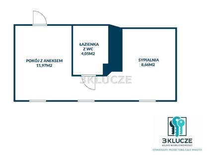Dwa pokoje Bernardyńska Centrum